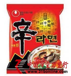 農心泡面被檢出致癌物 專家稱符合我國標準