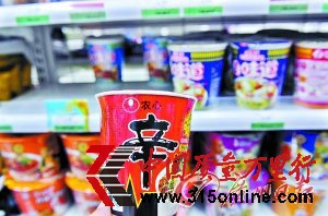 農心方便面曝含致癌物 回應稱“含量極低無害”
